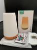 Wood Grain Touch Remote Bedside Table Lamp - 13-Color Night Light with Tap Control