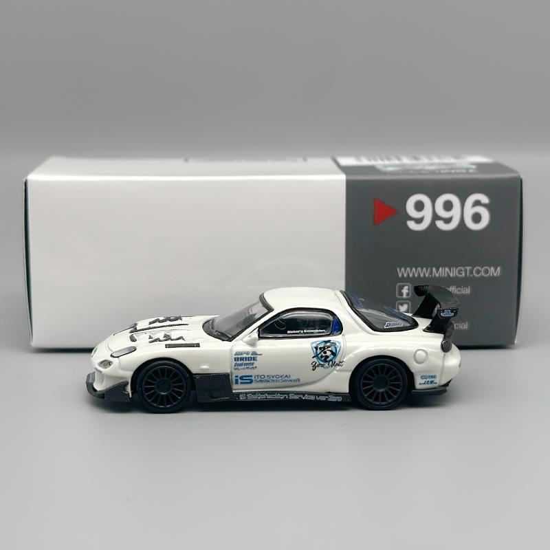 MINIGT 1:64 Mazda RX7 FD3S Itosyoukai Rei-gouki with RE Amemiya alloy car Model 996