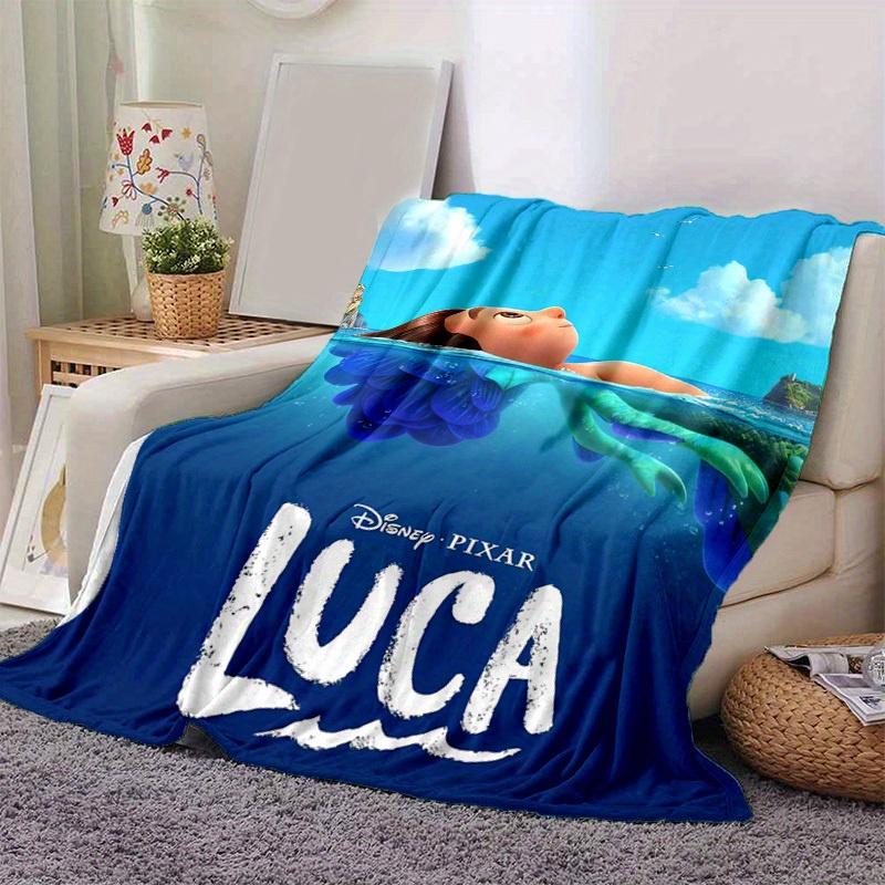 

1pc, Disney Pixar Luca Mermaid Tail Blanket Soft Throw for Home Decor, Couch Cover, Outdoor Use, Travel, Camping 80x120cm