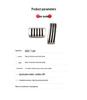 Non-Slip Car Pedal Set for Cadillac SRX: Accelerator, Brake, and Rest Area Decorative Accessories