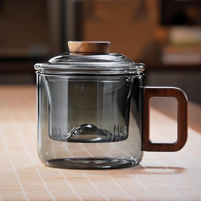 Quandu Borosilicate Glass Tea Infuser Cup