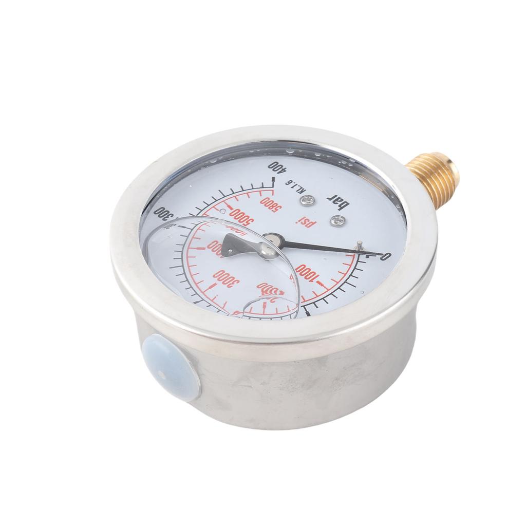 0‑400BAR 0‑ 0PSI G1Celsius4 68mm Hydraulic Pressure Measuring Gauge, Water Pressure Measuring, Hydraulic Pressure Measuring