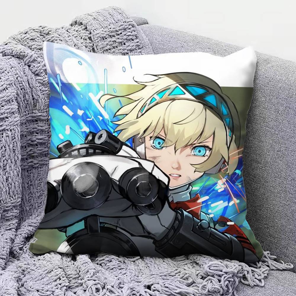 Makoto  Persona  Aigis P Home Sofa Cushion Covers and Aecorative Custom Pillow Covers