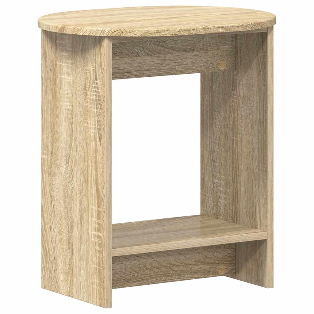 Side Table Sonoma Oak 50 X 39.5 X 55 Cm Particleboard