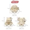 Labellabel Plush Animal Fluffy Baby First Baby Shower Gift Christmas Gift Toy, Toy, (Elephant, Ivory, Small),