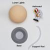 LED Night Light Desktop Deco Battery Night Lamp USB Charging Astronauts Children Bedroom Bedside Eye Protection Desk Lamp