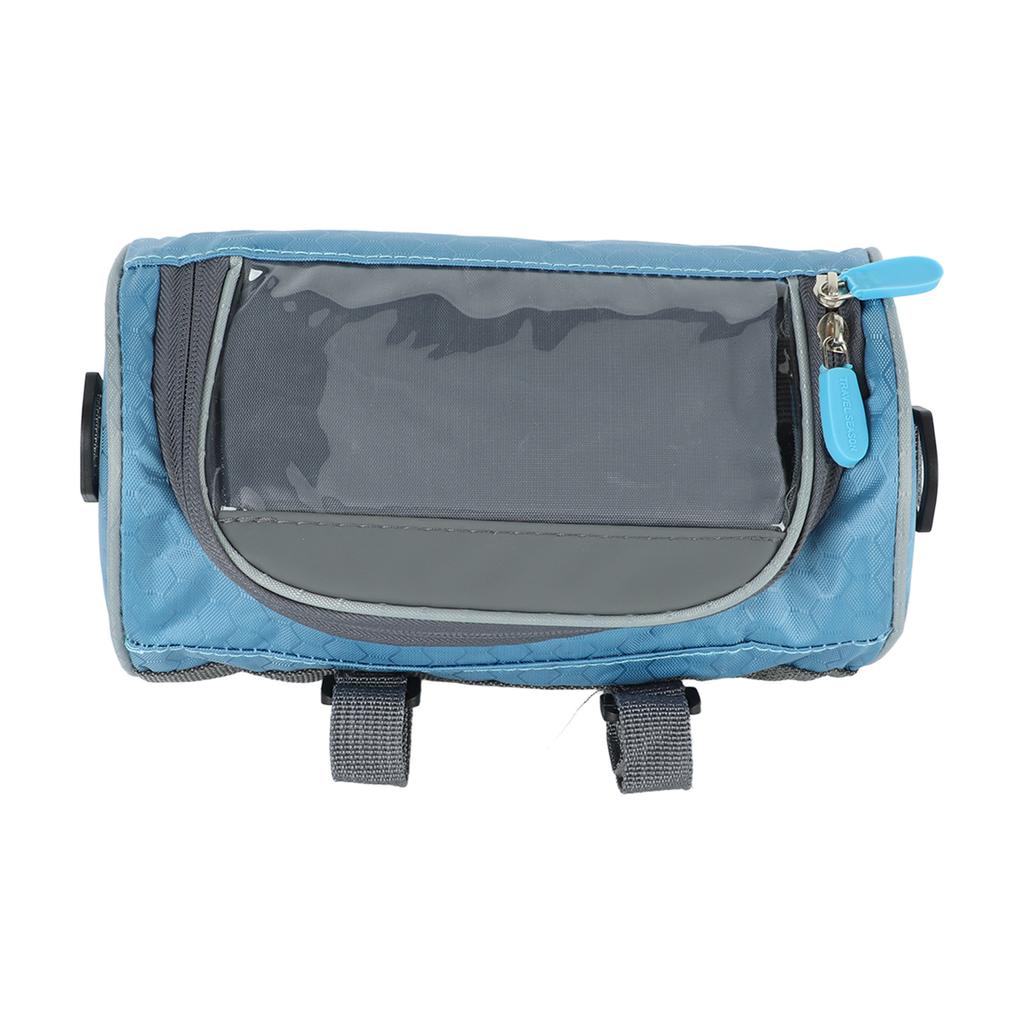 Waterproof Bicycle Handlebar Bag Cycling Front Storage Bag with Detachable Shoulder Strap for