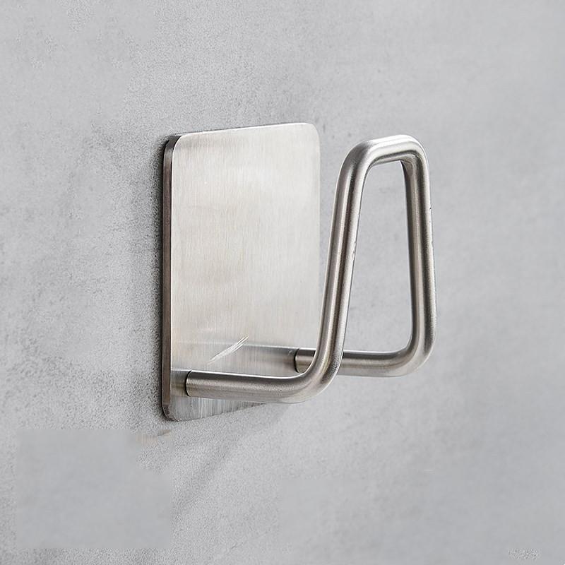 1/2/4pcs Stainless Steel Sink Sponges Holder Self Adhesive Drain Drying Rack Home Kitchen Wall Hooks Accessories Storage Organizer