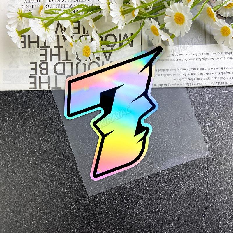 1PC Arabic Numerals Laser Motorcycle Stickers Waterproof for Motorbike Fuel tank Front Fairing Scooter Helmet Box Vinyl Decals