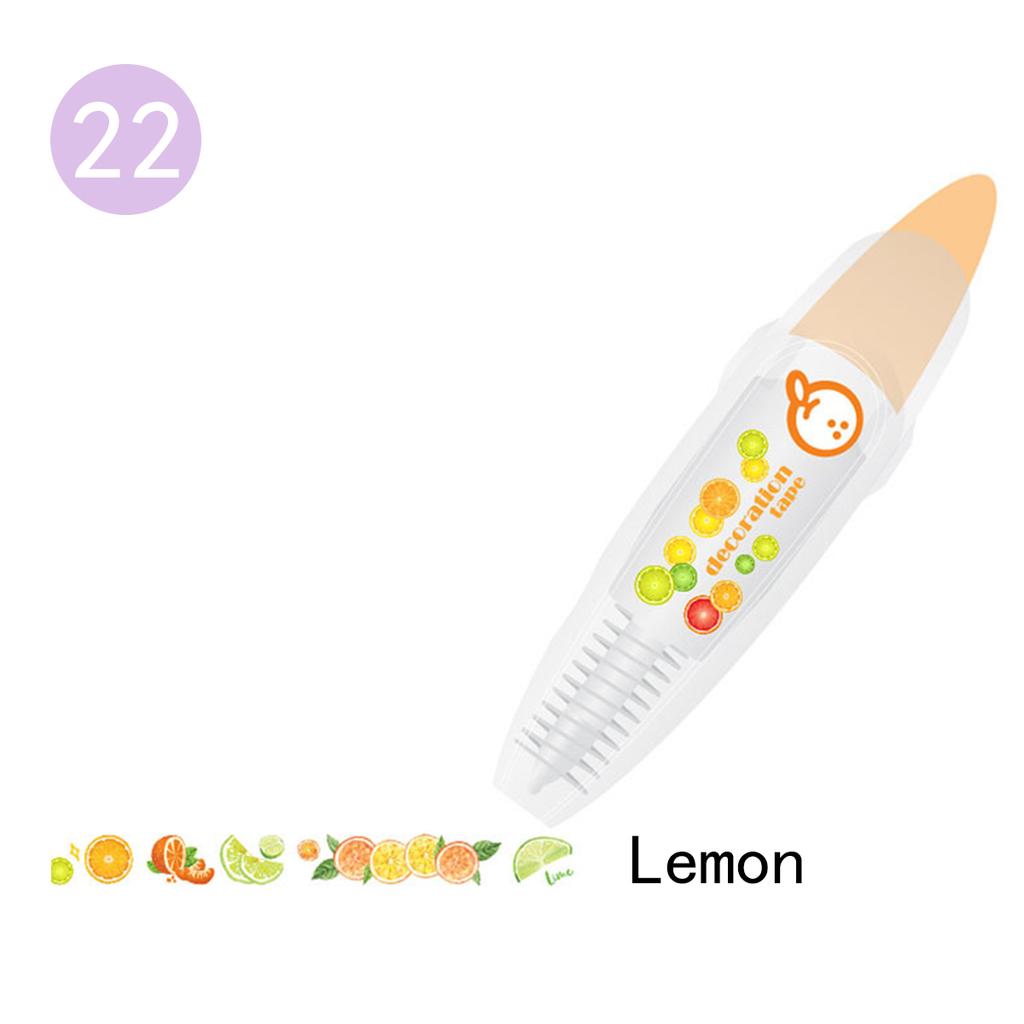 KawaiiDuck Panda Cherry Fish Balloon Strawberry Press Type Decorative Correction Tape Diary Stationery School Supply