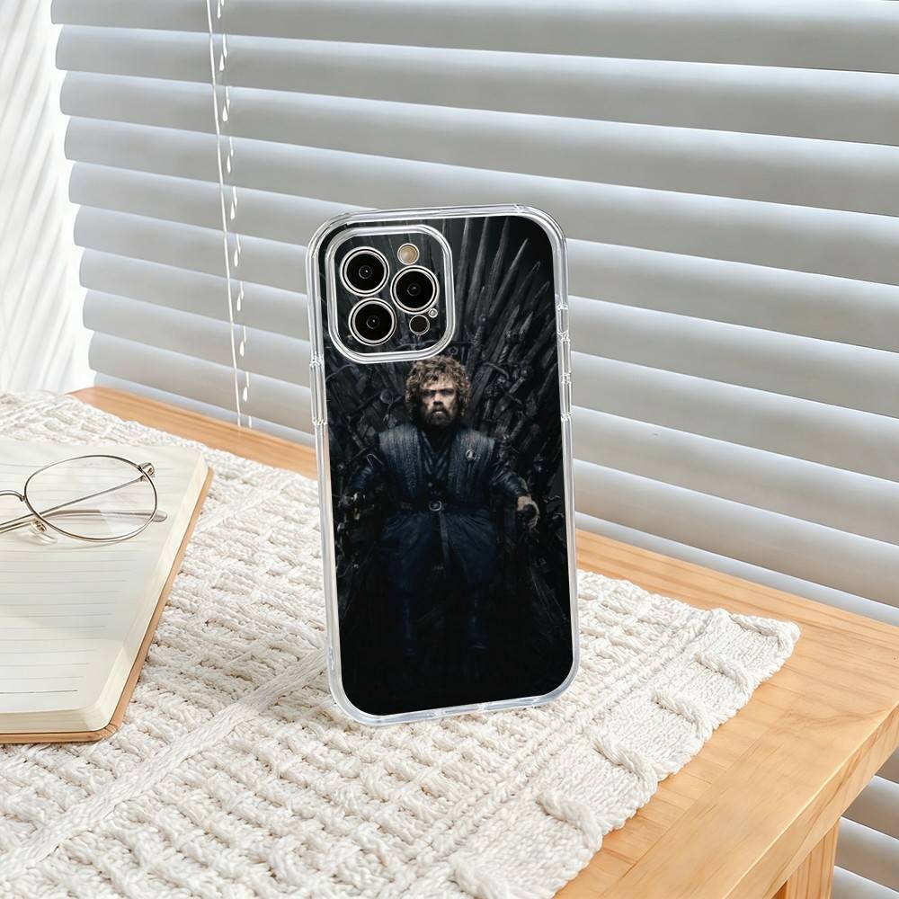 Game of T-Thrones The I-Iron T-Throne Phone Case For iPhone17,16,15,14,13,12,11 Plus,Pro Max Soft Transparent Cover iPhone12