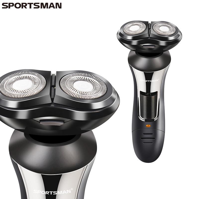 Cross-Border 3-in-1 Rechargeable Men's Electric Shaver - Portable, Multi-Functional Beard Groomer