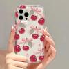 Pink Bowknot Cherry Phone Case For IPhone 17 Air 15 16 13 11 12 14 Pro Max 7 8 Plus Air 16e XR Shockproof Soft Clear Cover Coque