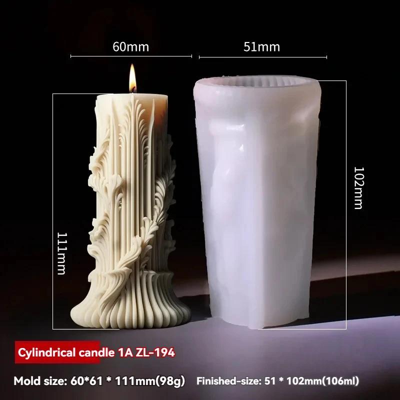 

Силиконовая форма для свечи в форме цветка своими руками, узор для резьбы, форма для свечи в форме волны