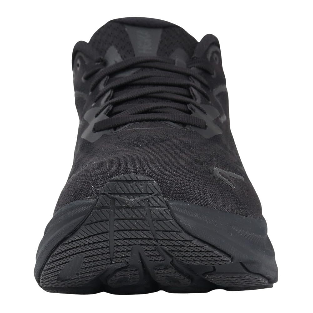 HOKA Clifton 10 Running Black Sneakers for Walking and Road and Cushioned Shoes, (1162030-BBLC), Use, Ultra-Lightweight (Black/Size 25.0/Men's)