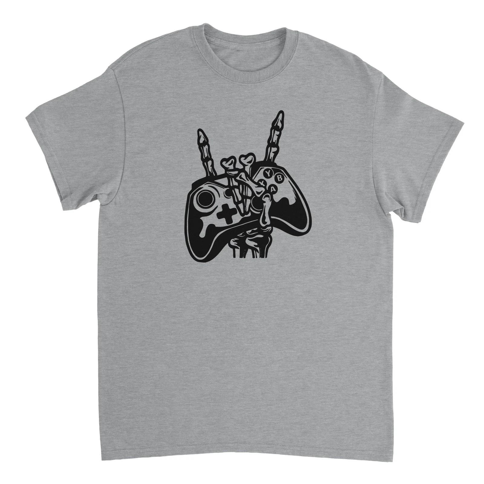Skeleton Game Controller T-shirt XL