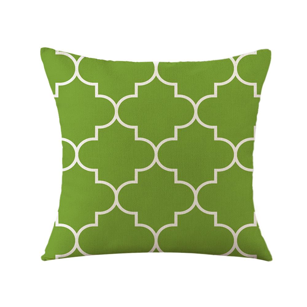 European Station Pillow Wabi-sabi Style Bohemian Print Pillow Case Bedside Sofa Linen Pillow Case