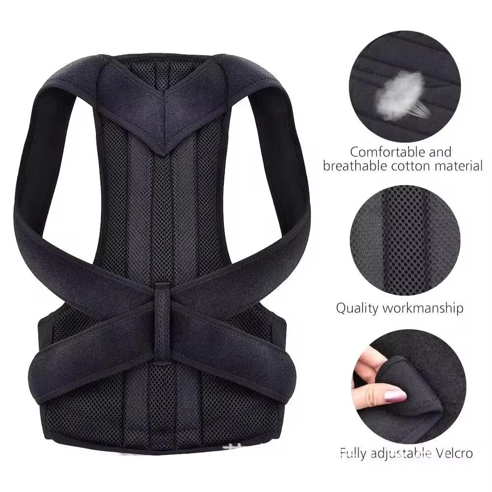 Back Brace Posture Corrector Lumbar Support Waist Belt For Men Women Shoulder Support Pain Relief