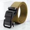 Men's Durable Automatic Buckle Canvas Belt - Wear-Resistant Nylon, Versatile Casual Style.