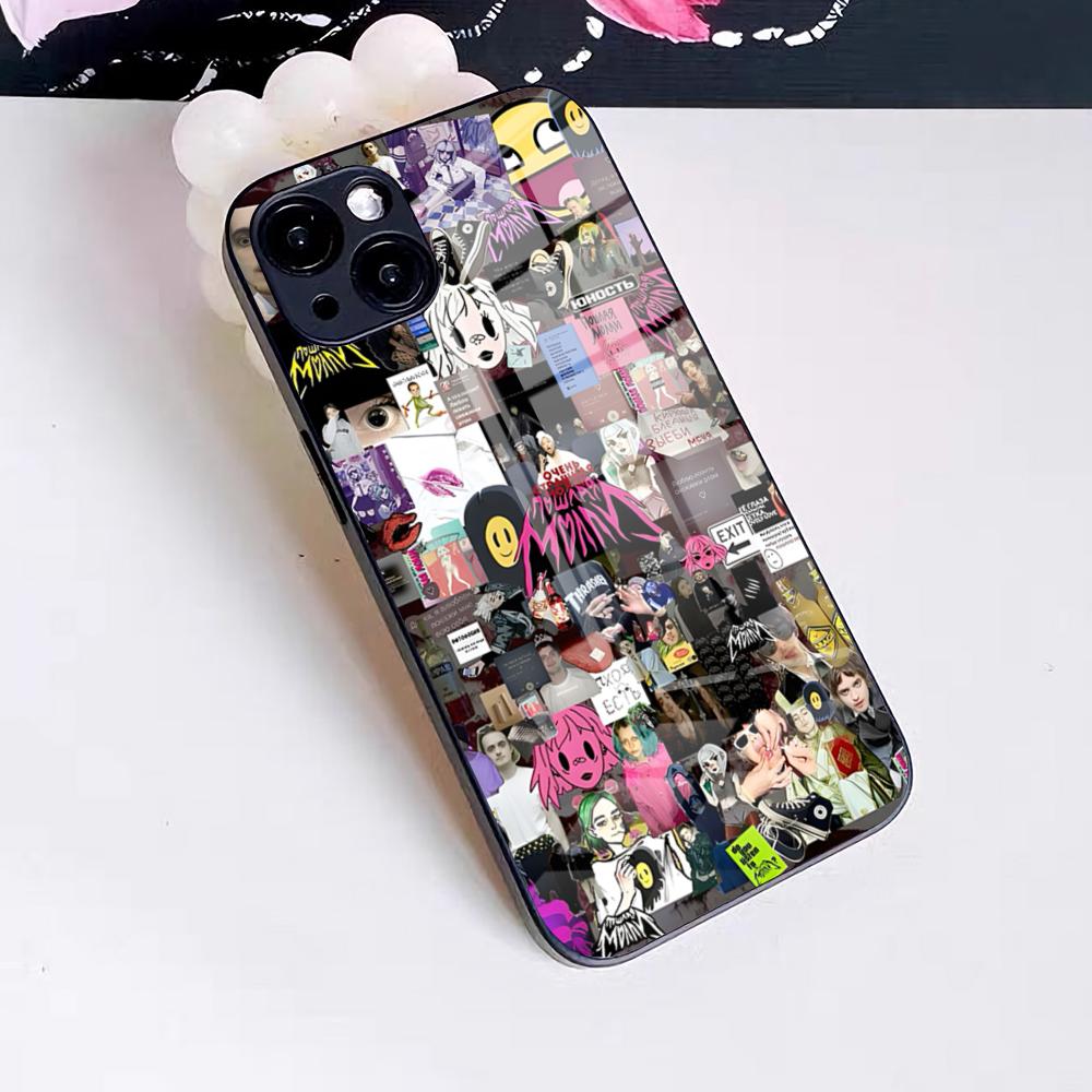 Band Poshlaya Molly Phone Case For IPhone 17 Pro Max 16 15 14 Pro Max 13 11 X Xs Xr 8 7Plus Glass Cover