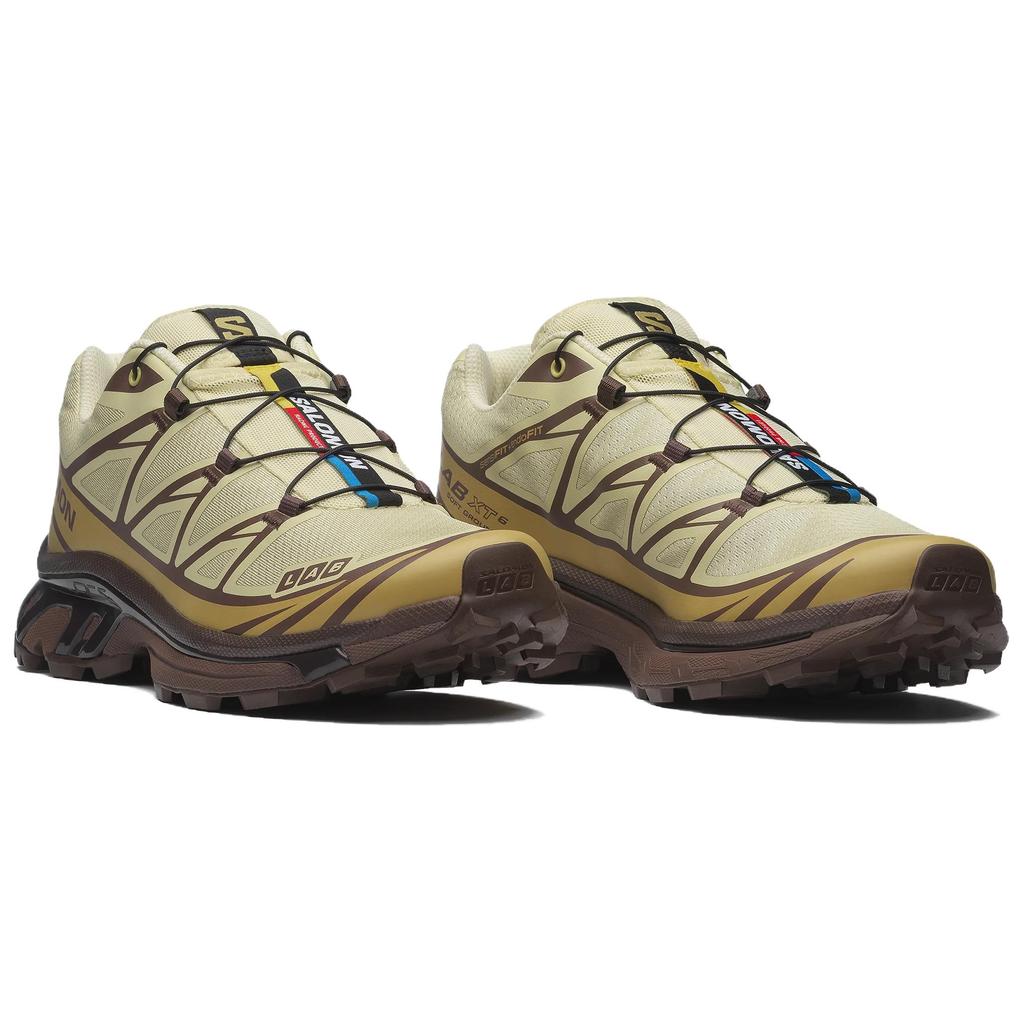Salomon XT-6 Comfortable Versatile Lightweight Trail Running Shoes Unisex Sneakers Yellow 478695