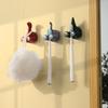 Cartoon Animal Hooks Seamless and Non-drilling Toothbrush Rack Plug Bracket Key Hook Behind The Door Cute Bathroom