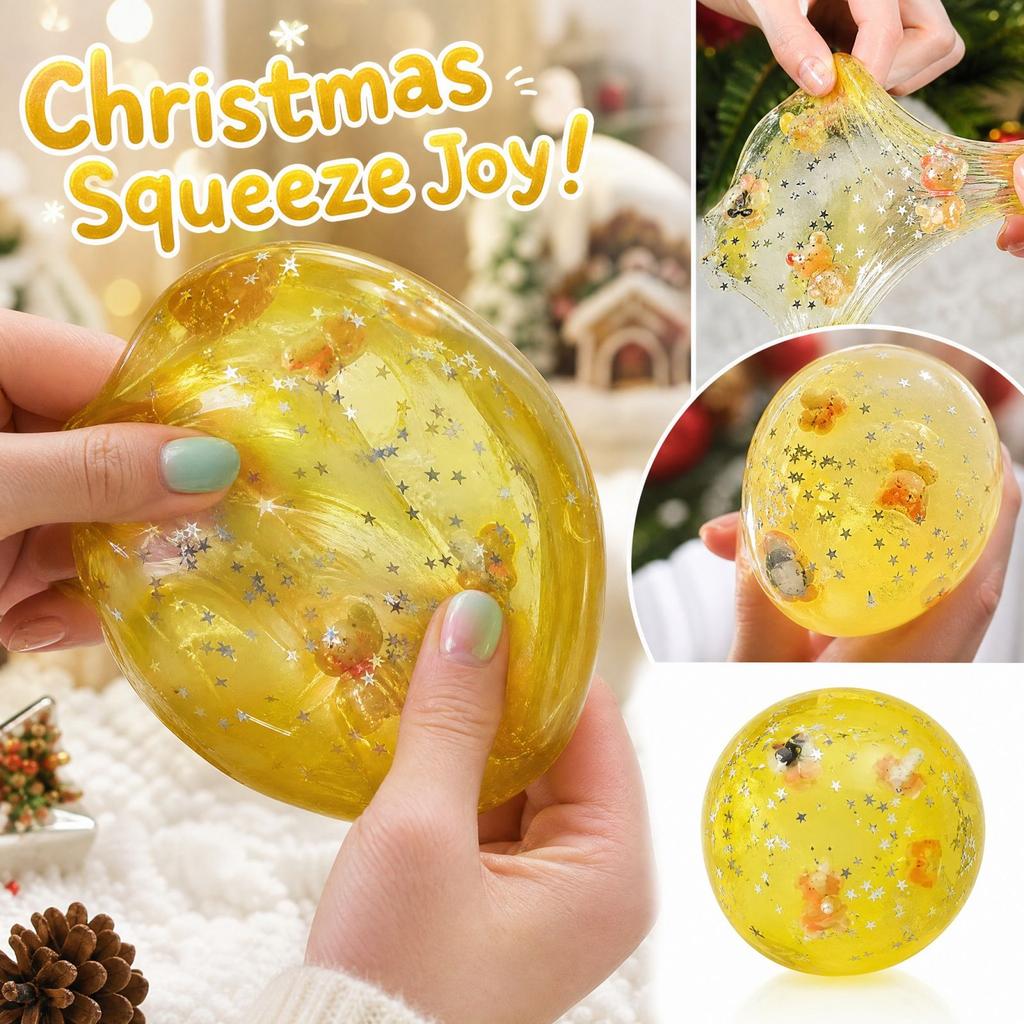 Christmas Stress Ball Cute Toy for Kids and Adults