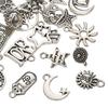 Alloy Pendant Moon Butterfly Five-pointed Star Charms for Bracelets Pendants Necklaces DIY Making Retro Charms Jewelry Accessories