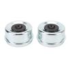 2Pcs Trailer Axle Bearing Dust Cap 2.72in OD Steel Alloy Galvanized Trailer Wheel Hub Bearing Grease Cover for 7000 To