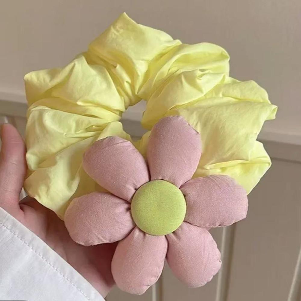 

Цветочные резинки для волос Эластичные резинки для волос Модные резинки-скранчи для женщин