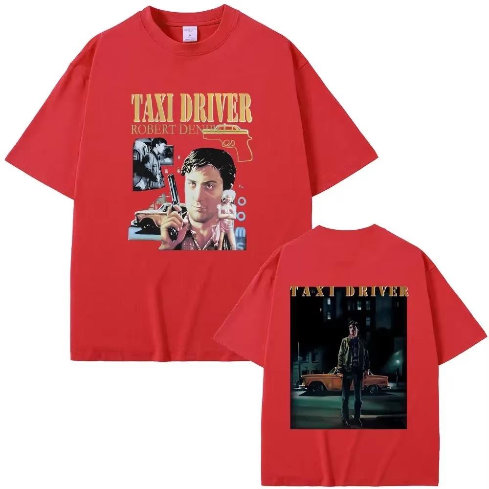 Classic Horror Thriller Movie Taxi Driver Robert De Niro Graphic T-shirt Men's Casual Oversized T Shirts Male Vintage Tees Tops