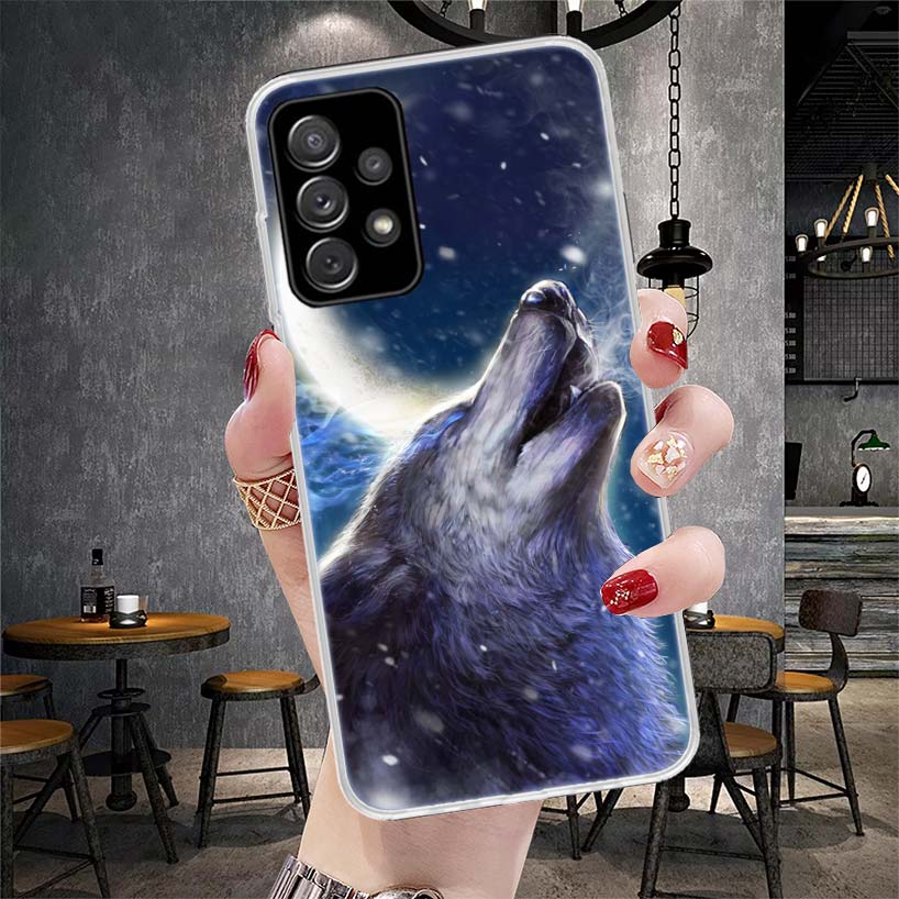 Angry Animal Wolf Fierce Soft Phone Case For Samsung Galaxy S22 S23 S24 S25 Edge S26 Ultra S20 FE S21 Plus + Fundas Coque Galaxy