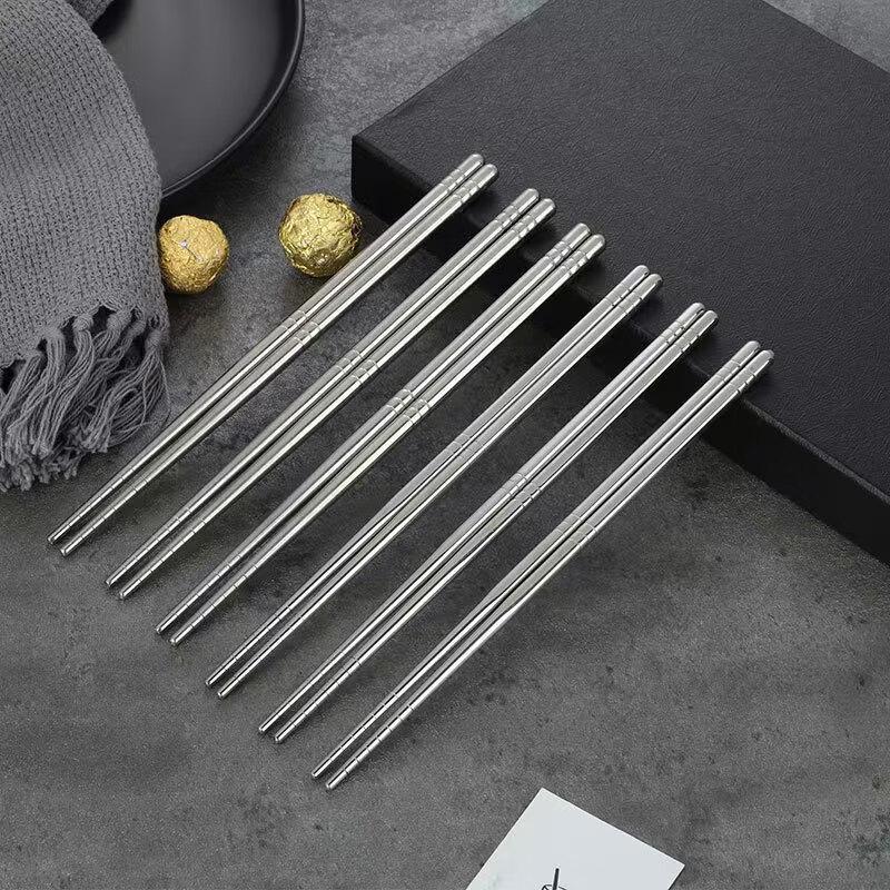 304 Stainless Steel Six-Ring Chopsticks