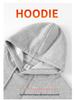 400g Heavyweight Silver Fox Velvet Unisex Hoodie with Fleece, Korean Style Thickened Loose Sweatshirt for Autumn/Winter