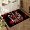 Rock Music Floor Mat Soft Thickened Absorbent Non-Slip Bedroom Living Room Door Mat Home Decor Flannel Rugs