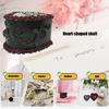 Halloweens Jewelry Organizers Heart Shaped Resin Box Craft Storage for Home Decoration and Accessories