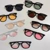 Gradual Change Pink Blush Glasses Japanese Black Frame Ins Wind Sunglasses Women'S Fashion Sunglasses Men'S Sunscreen Glasses