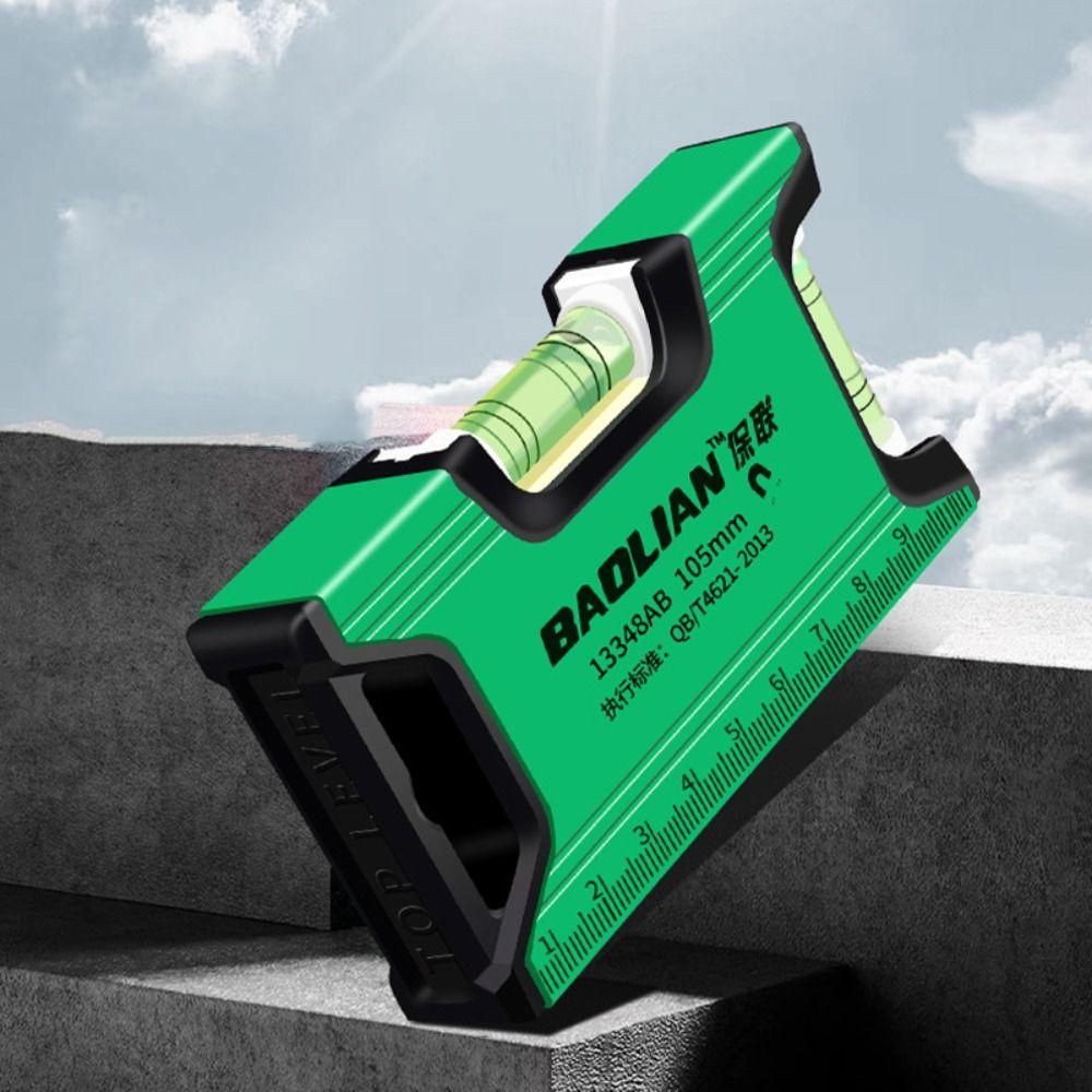 Horizontale & Vertikale Messung Magnetische Wasserwaage mit Metrischer Wasserwaagen-Lineal