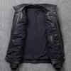 Men's Leather Short Lapel Leather Jacket Slim Fit Coat