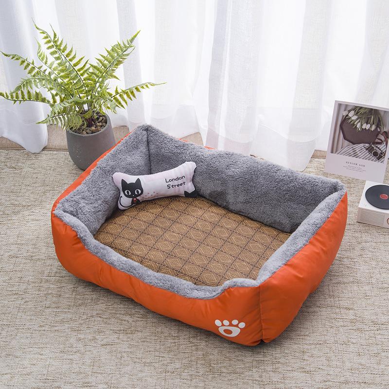 Dog Bed Medium Size Dogs - Washable Small Medium Dog Cat Bed Waterproof, Comfort Cats Couch Sofa Pets Bed with Nonskid Bottom