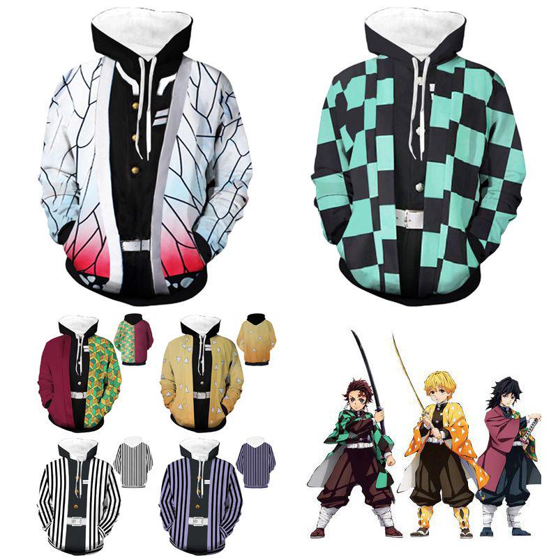 Slayer Kimetsu No Yaiba 3d Hoodie Sweatshirt With Comfortable Soft Material**