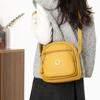 Women's Small Square Bag Solid Color Shoulder Bag Commuter Multi-Function Crossbody Bag