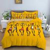 Ancient Egypt Vintage Pharaoh Pyramid Bedding Set Single Twin Double Queen King Cal King Size Bed Linen Set