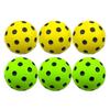 3Pcs Practice Bounce Ball Quiet Foam Pickleballs Bounce Ball Noise Reducing Soft Pickleballs for Indoor Home Use