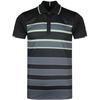 Tennis Training Striped Design Short Sleeve Polo Shirt Men Polo Shirts Black DY7470