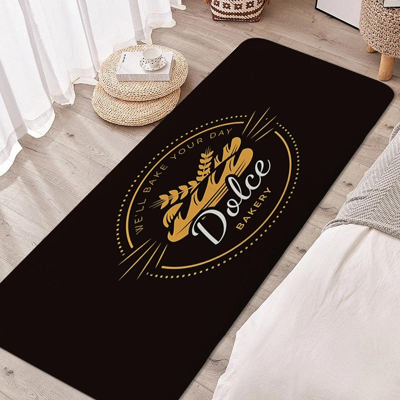 Teppich für Schlafzimmer Bäckerei Schlafraum Lustige Fußmatte Eingangstür Fußmatte Rutschfest Raum Boden Teppiche Moderne Heimdekoration
