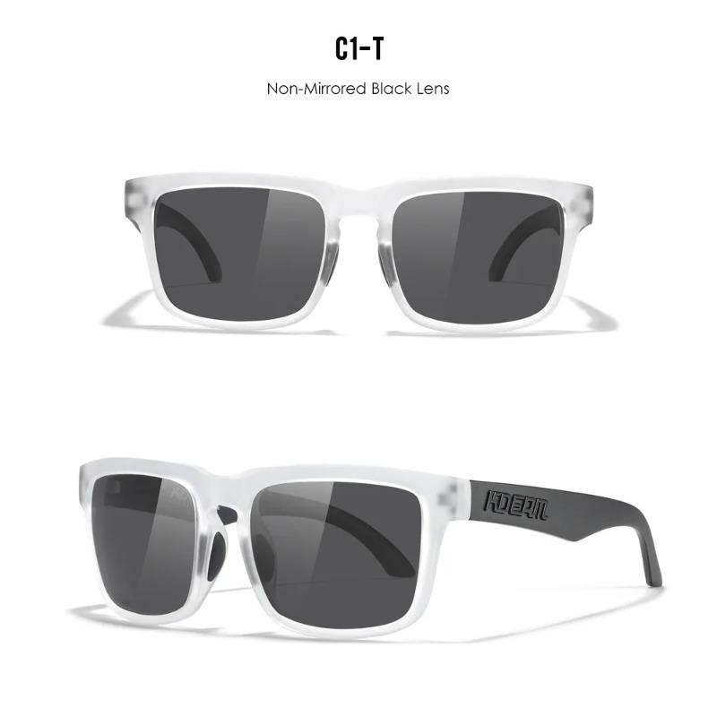 Nuovi Occhiali da Sole Polarizzati KDEAM da Uomo Quadrati per Esterno Occhiali da Sole da Donna Occhiali da Pesca Lente con Rivestimento Riflettente UV400 Ultimo Stile