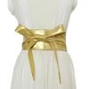 Luxury Slim Fit Simple Wrap Bowknot Leather Belt Ladies Dress Cummerbands Wide Waist Band Corset Waistband