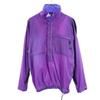 Outdoors Half Zip Nylon Jacket M Purple Pullover Men's Used
