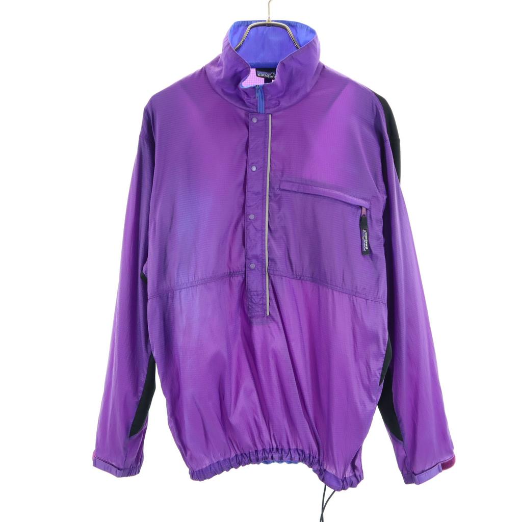 patagonia Outdoors Half zip Nylon jacket M purple pullover Men's Used